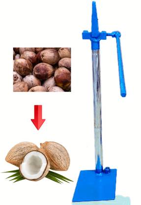 SARA Heavy Long Coconut Dehusker Thengai Para shell Remover Peeling Sharp Blades Straight Peeler