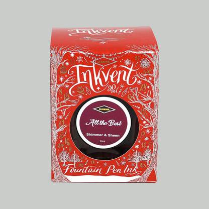 DIAMINE INKVENT RED EDITION ALL THE BEST 50 ML -SHIMMER & SHEEN Ink Bottle