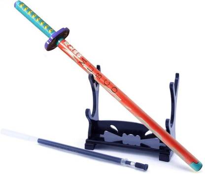 Mubco Anime Demon Slayer Kokushibo Sword Model Pen With Refill And Stand Gift Ball Pen