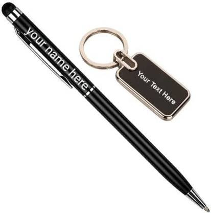 VK GIFTS (Your Name) Print On Pen & Key Chain Ball Pen
