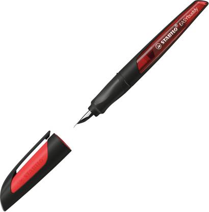 Stabilo Ergonomic School Fountain Pen - EASYbuddy - M Nib - Black/Coral Fountain Pen