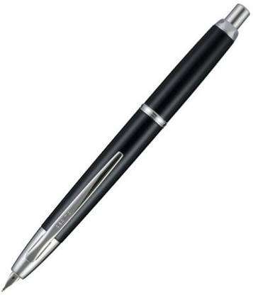 PILOT Capless Decimo Black CT Fountain Pen – 18Kt Gold Medium Nib Fountain Pen