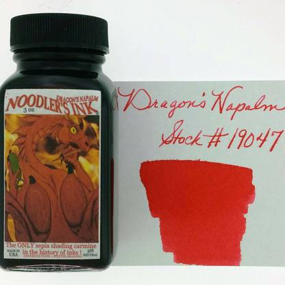 Noodler's (Dragon's Napalm - 88 ML) 19047 Ink Bottle