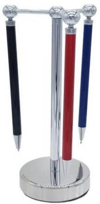 90 Degree 3 Pen Set Magnetic Hanging Stylish Pen Stand Holder with Pen for Office Ball Pen