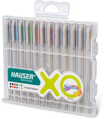 HAUSER Hauser XO Multicolour Gel Pen Pack of 12 -Multicolour Pens Gel Pen