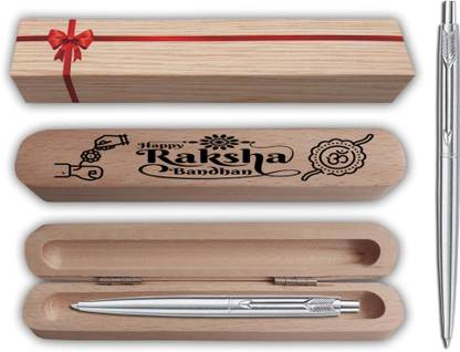 PARKER Classic Stainless Steel CT Ball Pen with special gif for Rakshabandhan Pen Gift Set