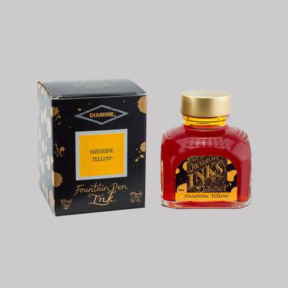DIAMINE SUNSHINE YELLOW 80 ML Ink Bottle