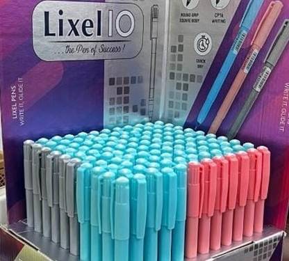 Lixel Lixel IO Neon Body blue Ball pen Blue 0.7mm pack of 10 Ball Pen