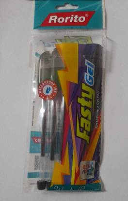 Rorito FASTY BLACK Gel Pen