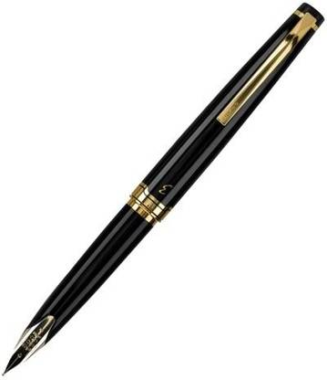 PILOT ELITE 95S BLACK RESIN WITH GT FOUNTAIN PEN – 14KT GOLD FINE NIB Fountain Pen