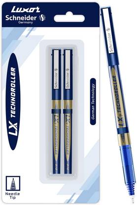 LUXOR Schneider LX7 Technoroller| 0.7 mm tip| German Technology| 100% Liquid Ink Roller Ball Pen