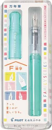 Kakuno Family Series BOY Clear GREEN FINE Point FKA-1SR-KBOG-F Fountain Pen