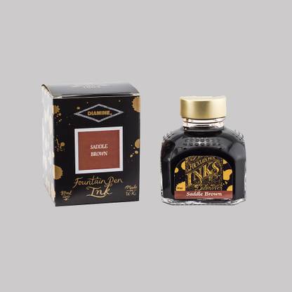DIAMINE SADDLE BROWN 80 ML Ink Bottle