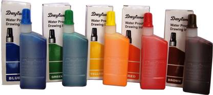 Daytone Water Proof Drawing Ink Set of 5 Colors Ink Bottle
