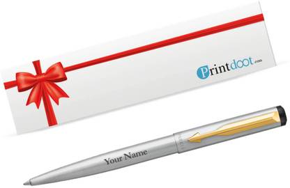 Printdoot.com Personalized Pen with Name, Customized Parker Vector GT Ball Pen with Box Ball Pen