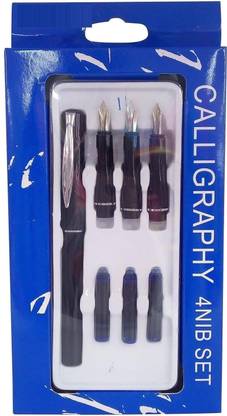 KRYTONE 1 Pcs Professional Calligraphy Pen Set 4 Nib With Extra Refill Pen Set Calligraphy