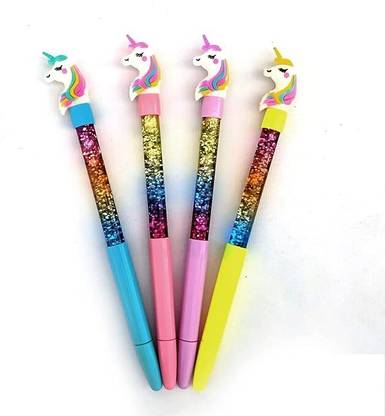 PINK KIWI Unicorn Toy Water Glitter Gel Pen Beautiful Designer Pen Gel Pen Gel Pen