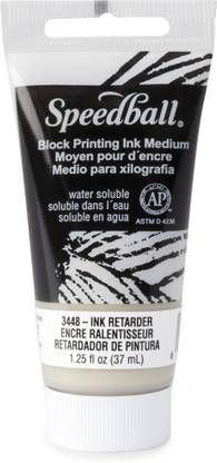 Speedball Water-Soluble Block Printing Ink Retarder - 1.25 Oz / 37 ML Ink Bottle