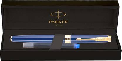 PARKER Aster Matte Black, Gold Trim, Medium Nib Fountain Pen