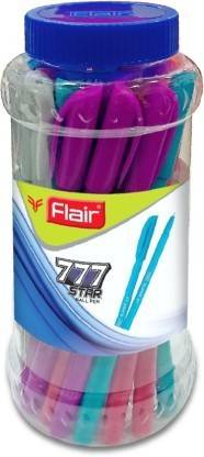 FLAIR 777 Smooth Writing Ball Pen | Light Weight Ball Pen | Tip Size 0.7 To 1 mm Ball Pen