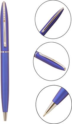 K K CROSI Premium Quality Metal Pen with Black Body Colour for Gifts and Promotions Ball Pen