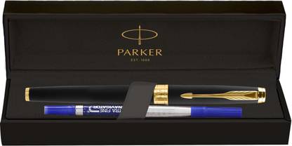 PARKER Aster Matte Black, Gold Trim Roller Ball Pen