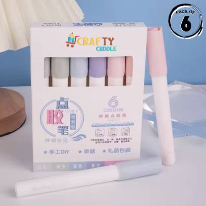 CRAFTY CUDDLE Kids Creative Crafting Glue pen to create craft or projects to stick craft paper Multi-function Pen