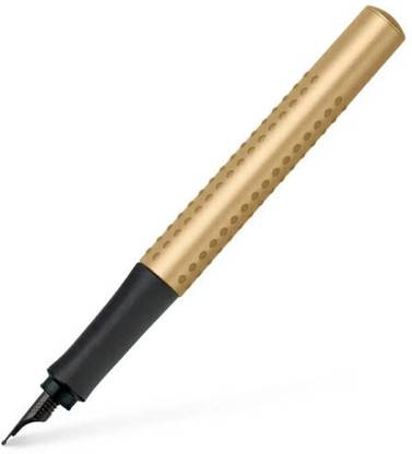 FABER-CASTELL Grip 2011 Edition Gold Fountain Pen – Fine Nib Fountain Pen