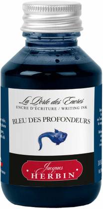 Jacques Herbin (Bleu des Profondeurs - 100 ML) Ink Bottle