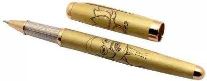 Levin modi pen Stylish Golden Finish Modi Image Engraved Design On Body And Lotus Ball Pen