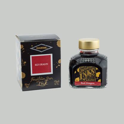 DIAMINE RED DRAGON 80 ML Ink Bottle
