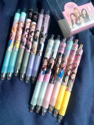सन्नु ब्लैकपिंक जेल पेन (ब्लू इंक) स्कूल काॅलेज स्टेशनरी गिफ्टिंग कलेक्टिबल जेल पेन