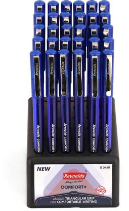 Reynolds Comfort + Ball Pen  (Pack of 30, Blue) at Rs. 225