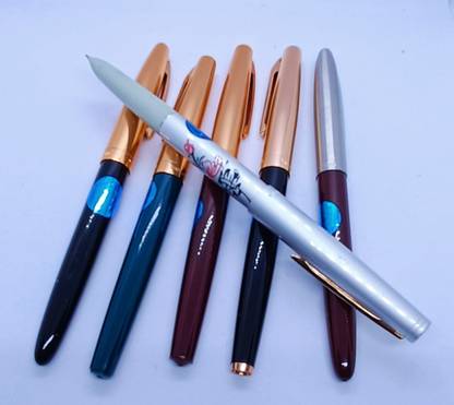 Naaznett Naaznett 6 X Rare Vintage Collection Hero Fountain pens by Shanghai Pen Factory Fountain Pen