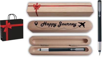 PARKER Vector Standard Fountain Pen with happy journey Gift Box and Gift Bag Pen Gift Set