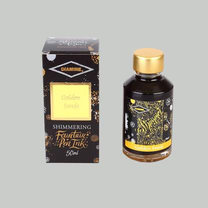 DIAMINE GOLDEN SANDS SHIMMER 50 ML Ink Bottle