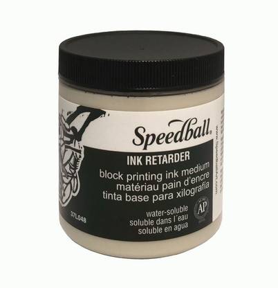 Speedball Water-Soluble Block Printing Ink Retarder - Jar of 8 Oz / 237 ML Ink Bottle