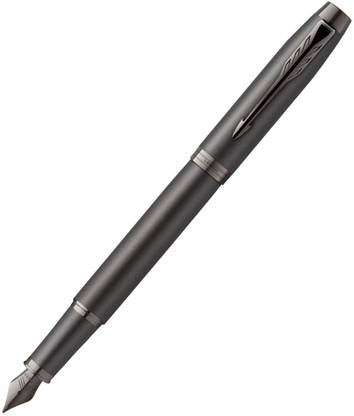 PARKER IM MONOCHROME TITANIUM TRIM FOUNTAIN PEN – MEDIUM NIB Fountain Pen