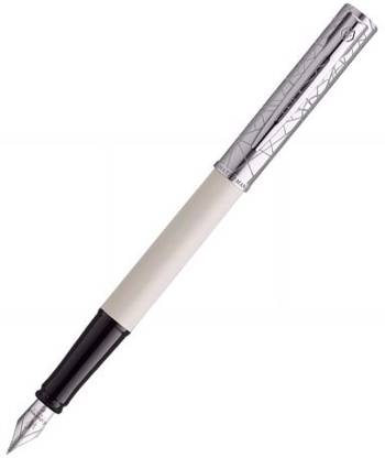Waterman ALLURE DELUXE WHITE CT FOUNTAIN PEN – FINE NIB Fountain Pen
