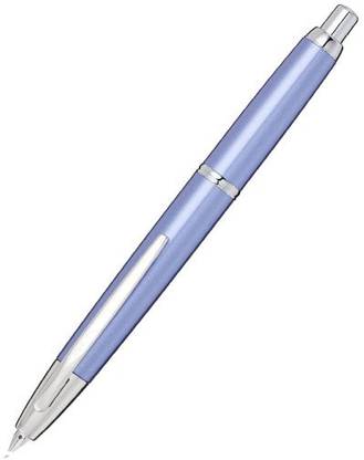 PILOT Capless Decimo Light Blue Fountain Pen – 18Kt Gold Broad Nib Fountain Pen