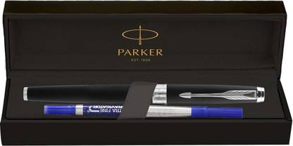 PARKER Aster Matte Black, Chrome Trim Roller Ball Pen