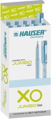HAUSER Hauser XO Jumbo Gel Pack of 10 Pen Blue Ink Gel Pen