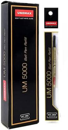 UNOMAX UM5000 Refill - Pack of 10 | Ink - Bllue | Ball Pen Refill
