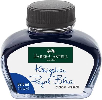 FABER-CASTELL FOUNTAIN PEN INK 62.5ML BOTTLE – ROYAL BLUE Ink Bottle