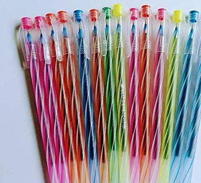 KEFA Scented Ballpoint Pens with Fluorescent Colors 0.7mm tip Ball Pen