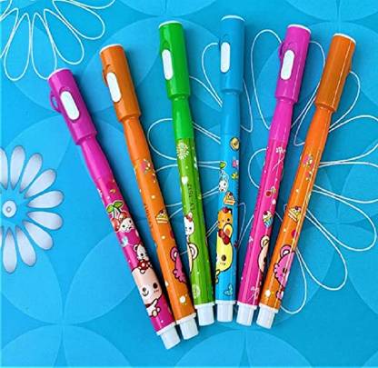 PASS & PLAY Invisible Ink Magic Pen with UV-Light Birthday Return Gifts for All Age Group Multi-function Pen