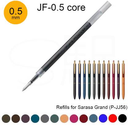 Zebra Sarasa 0.5mm Blue Gray Ink 1 Refills (P-RJF5-VBGR), High Speed Dry Ink Technology Refill