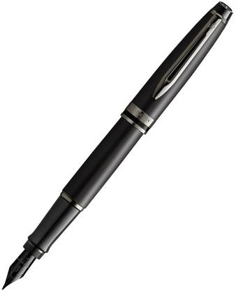 Waterman EXPERT METALLIC BLACK RT FOUNTAIN PEN – MEDIUM NIB Fountain Pen