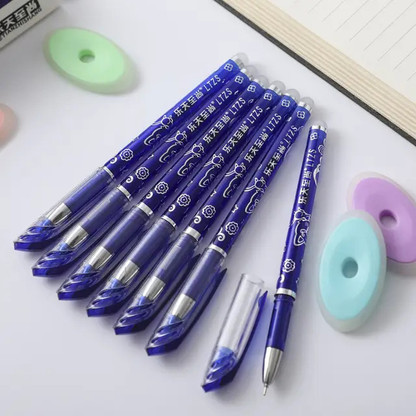 30 4 Pcs/set A Pen Kawaii Pig Bear Cat Mouse Erasable Gel Pen School