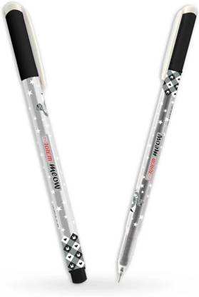 TOTEM Meow Ball Pens | 60 Pcs Black Ink | Theme of Colourful Cats | Body Colours & Lightweight Design | 0.7 mm tip for Smooth & Precision Writing | Cute & Stylish Matte Body | Ideal for School, office & Business | Budget Friendly Stick Ball Pen